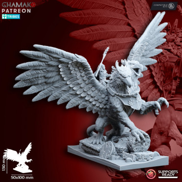 Ghamak - Fantasy - Empire - sorcier sur griffon