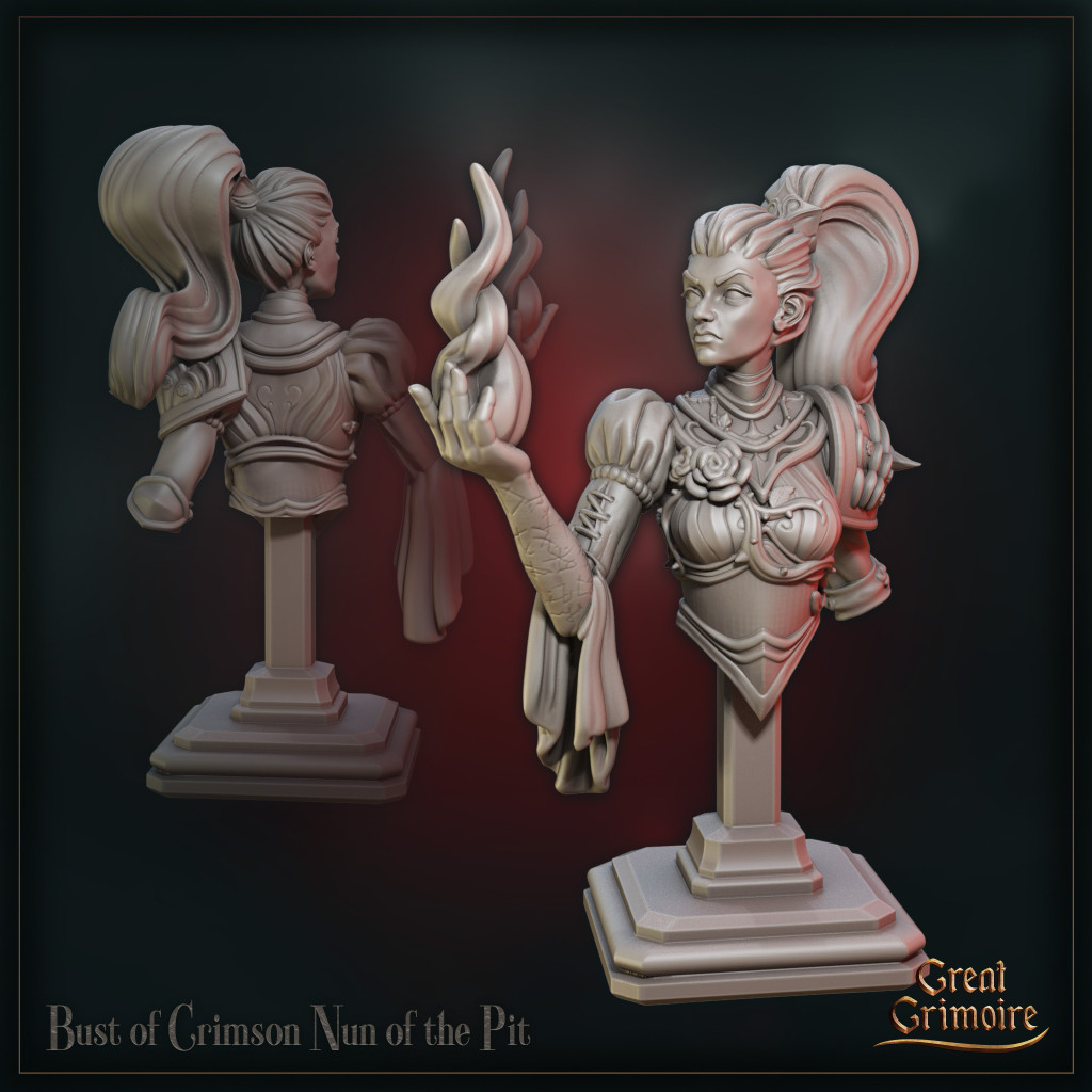Buy Great Grimoire - Bust - Crimson Nun - L'Antre de Charly