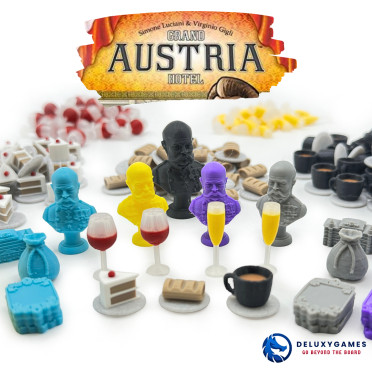 Gran Hotel Austria Upgrade Kit – Premium Board Game Tokens & Accessories