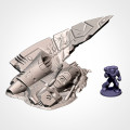 Txarli - Décors Science fiction - Epaves Vaisseaux Xenos 3