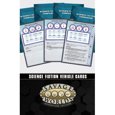 Savage Worlds - Science Fiction Vehicle Cards Set 1