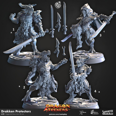 Cast n Play - Dragon Seekers - Protecteurs Drakken