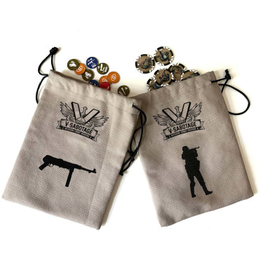 V-Sabotage - Paire de sacs en tissus