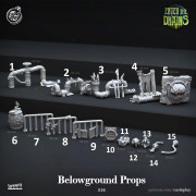 Cast n Play - Venez dans les Egouts - Décors