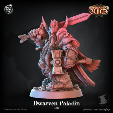 Cast n Play - Guilde des Aventuriers - Paladin Nain