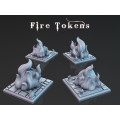 Jetons de feu x5 0