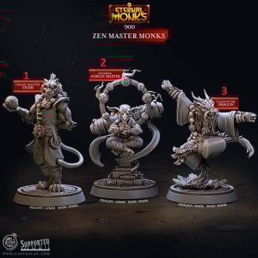 Cast n Play - Eternal Monks - Zen Masters
