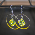 Dice Hoop Earrings 1