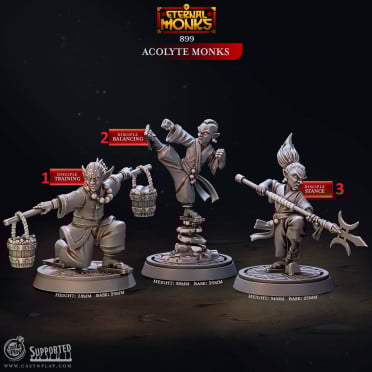 Cast n Play - Eternal Monks - Acolyte Monks