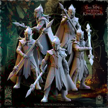 The Beholder Miniatures - Sylvains - Lancers