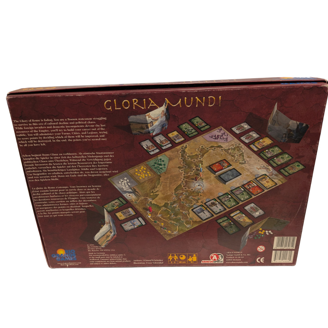 Buy Gloria Mundi second Hand Rio Grande Board Games Buy Gloria Mundi second Hand Rio Grande Board Games