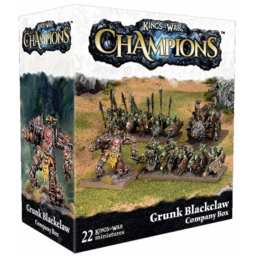 Kings of War - Champions - Grunk Blackclaw Company Box