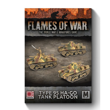 Flames of War - Pacific - Type 95 Ha-Go Light Tank Platoon