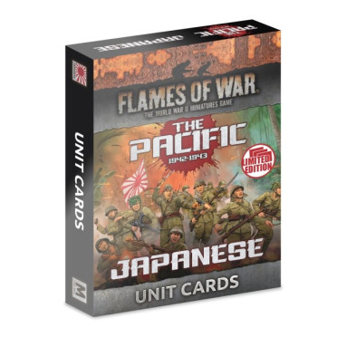 Flames of War - Pacific - Japanese Unit Cards