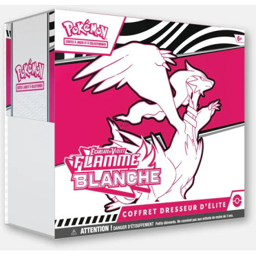 Pokémon : Coffret Dresseur d’élite Écarlate et Violet – Flamme Blanche