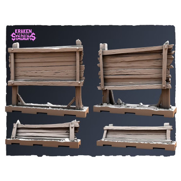 Panneau d'affichage en bois - Accessoires
