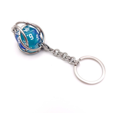 Removable D20 Keychain