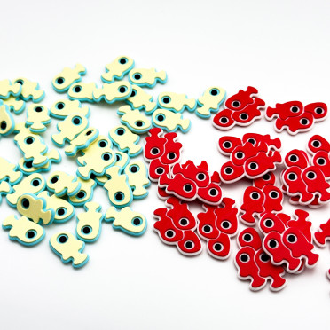 Finspan - Ensemble de poissons 3D Deluxe (60 pièces)