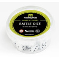 Kromlech - 25xBattle Dice White 12mm 1