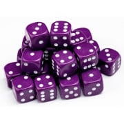 Kromlech - 25xBattle Dice Purple 12mm