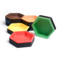 Magnetic Token Trays - Hexagon with Dividers 4