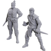 Pathfinder Deep Cuts Unpainted Miniatures: Cutpurses Male & Female