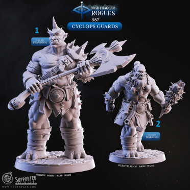 Cast n Play - Nightdagger Rogues - Cyclops Guards