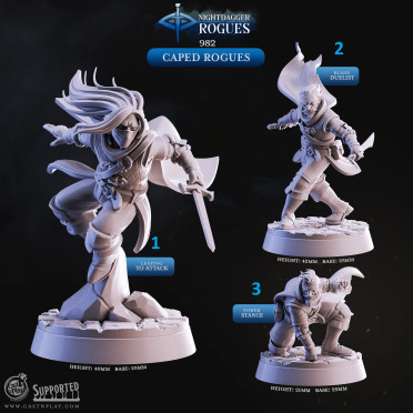 Cast n Play - Nightdagger Rogues - Caped Rogues