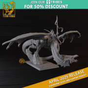 Titan Forges – Highbornes Elves – Prince On Silver Dragon