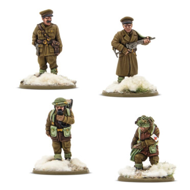 Bolt Action - British - British & Canadian Infantry (Winter) HQ