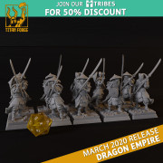 Titan Forges – Dragon Empire – Ashigaru Warriors