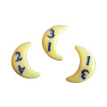 Set of 3 Moon Shaped D4 0