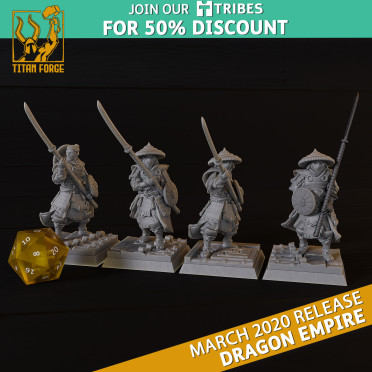 Titan Forge – Dragon Empire – Ashigaru Warriors