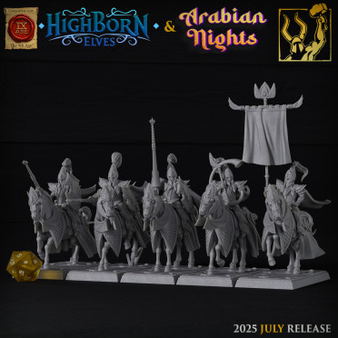 Titan Forge – Highbornes Elves – Elite Cavalry