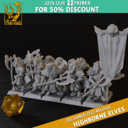 Titan Forge – Highbornes Elves – Lionhearts with EMC