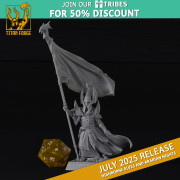 Titan Forge – Highbornes Elves – Standard Bearer