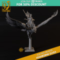 Titan Forge – Highbornes Elves – Regal Guard Officer on Bird of Radiance 0