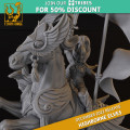 Titan Forge – Highbornes Elves – Standard Bearer On Horse 2