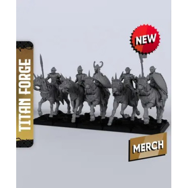 Titan Forge – Sylvans Elves – 5x Heath Riders with EMC