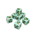 Set de 4 dés D6 - Thème étang 0