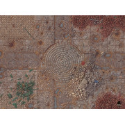 Battlemap Ville 120x90 cm sans quadrillage