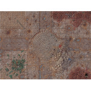 Battlemap Ville 120x90 cm avec quadrillage