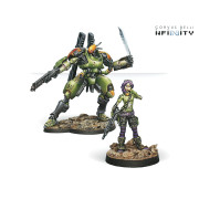 Infinity - Mercenaries - Scarface & Cordelia, Armored Mercenary Team