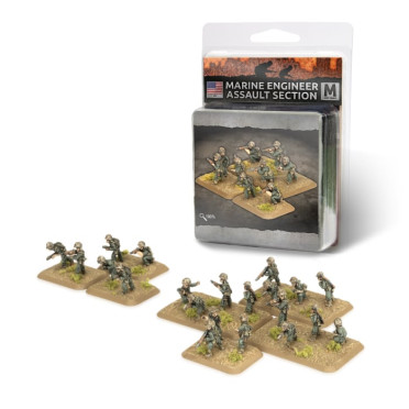 Flames of War - Pacific - Marine Engineer Assault Section