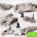 Txarli - Décors Science fiction - Epaves tank 0