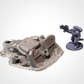 Txarli - Décors Science fiction - Epaves tank 6