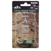 WizKids Deep Cuts Unpainted Miniatures: Small Round Tables