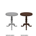 WizKids Deep Cuts Unpainted Miniatures: Small Round Tables 2