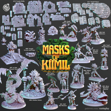 Cast n Play - Masks of Kiimil - Complet Set