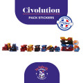 Civolution – Pack de Stickers 0